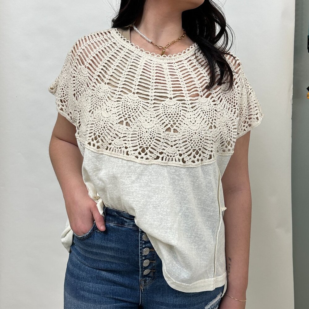 Easel Crochet Top